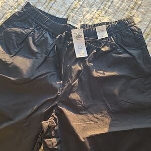 Abercrombie & Fitch Black barrel Leg Pants